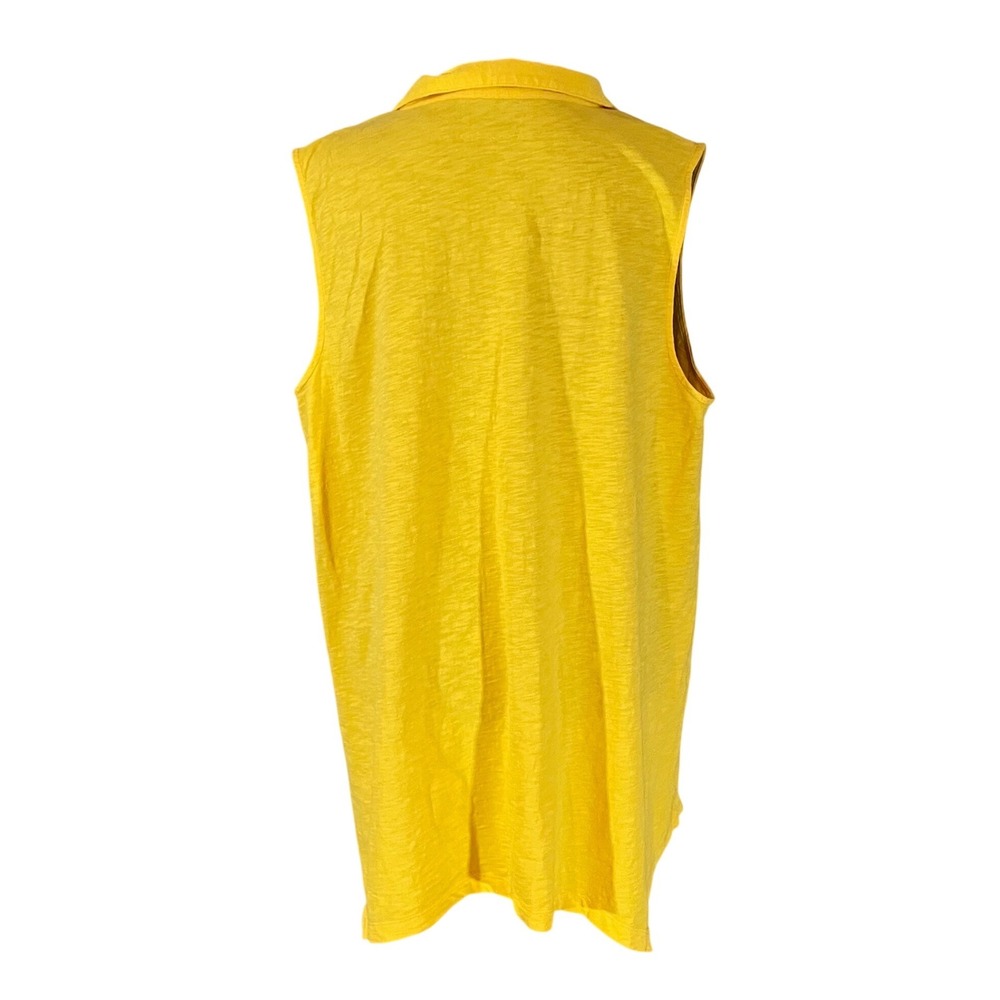 Soft Surroundings Danielle Button Yellow Sleevele… - image 3